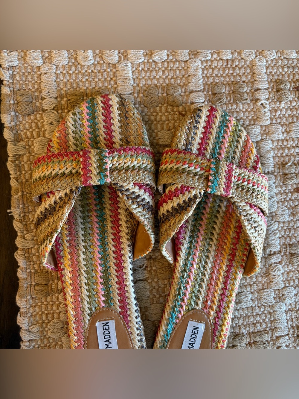 Steve Madden Striped Braided Slide Sandals in Multicolor
Size 11 - Picture 9 of 9